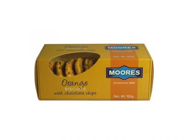 Moores Orange Biscuits with Chocolate Chips