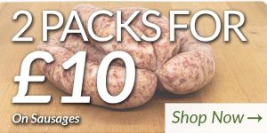 3 Packs of Frozen Sausages for £16.99