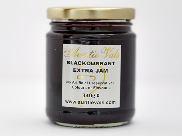 Auntie Vals Blackcurrant Jam 340g