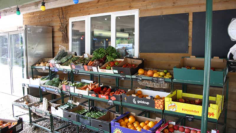 Vegetable Stall at Grange Farm